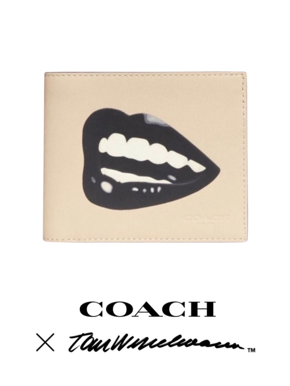 Coach x Tom Wesselmann Men’s Double Billfold Wallet - Rare